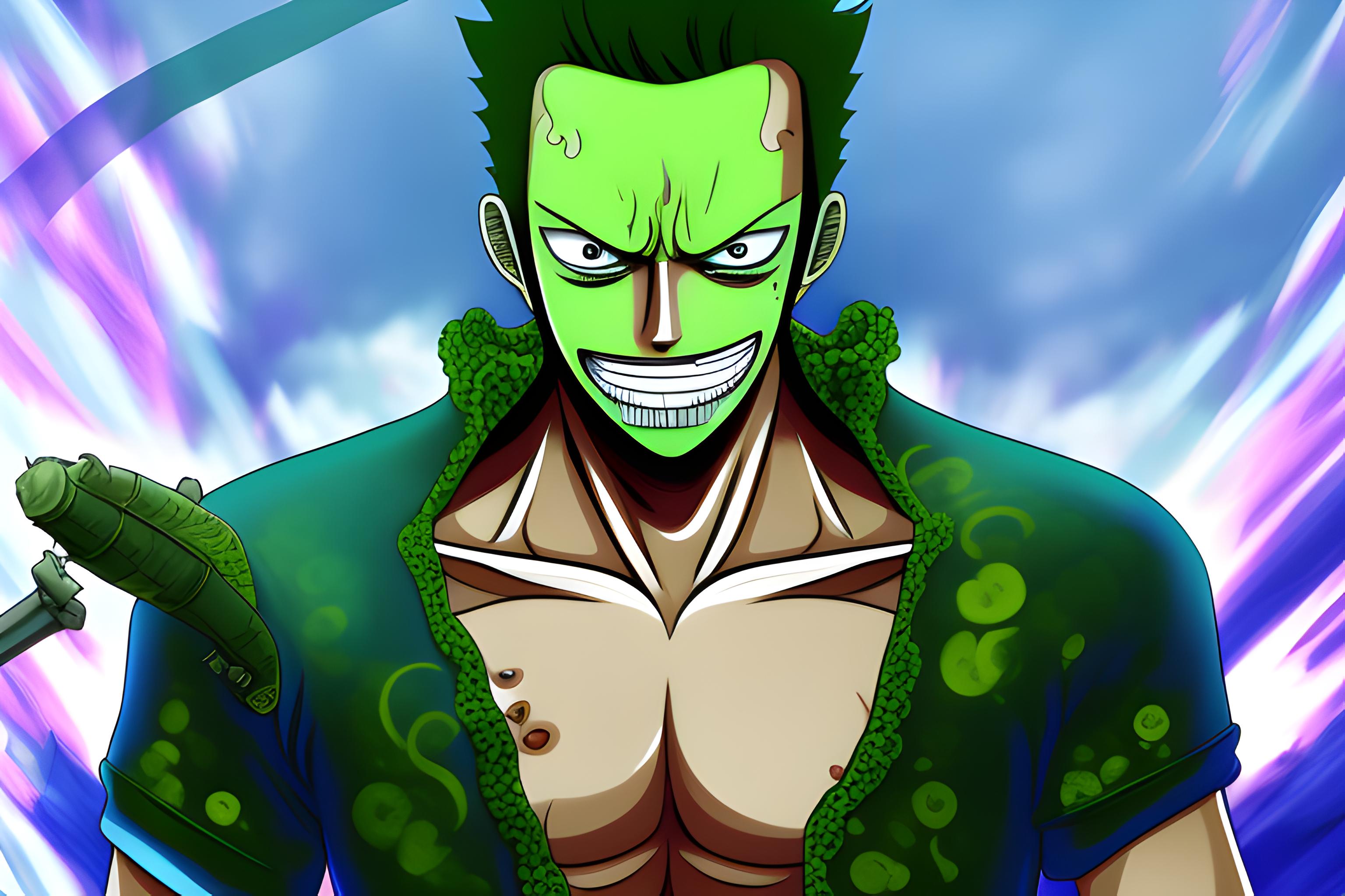 un fon écrazn zoro one piece 